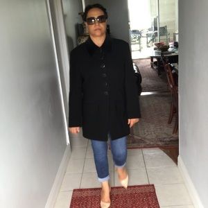 Jaeger Jacket with Velvet Collar